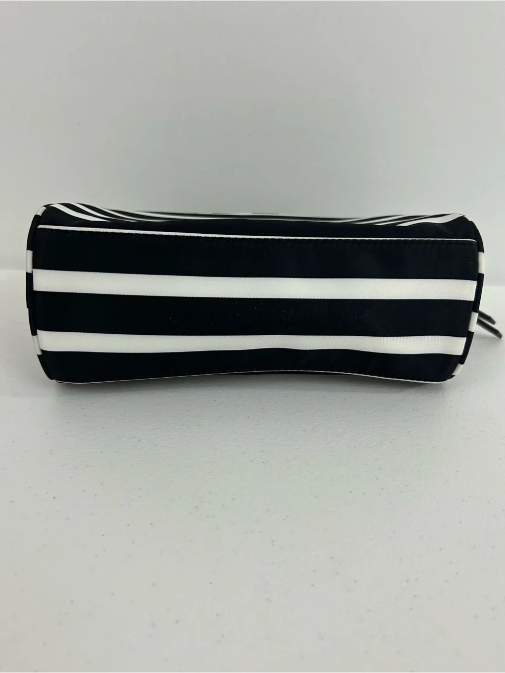 Kate Spade Dome Cosmetic Case Striped Pouch NWOT